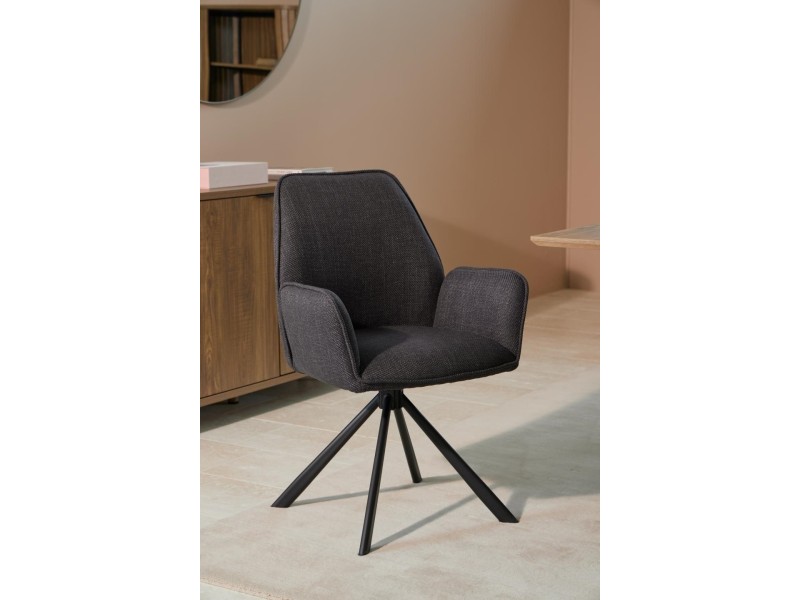 Krzesło Glenda antracytowe Basel 16 - ACTONA